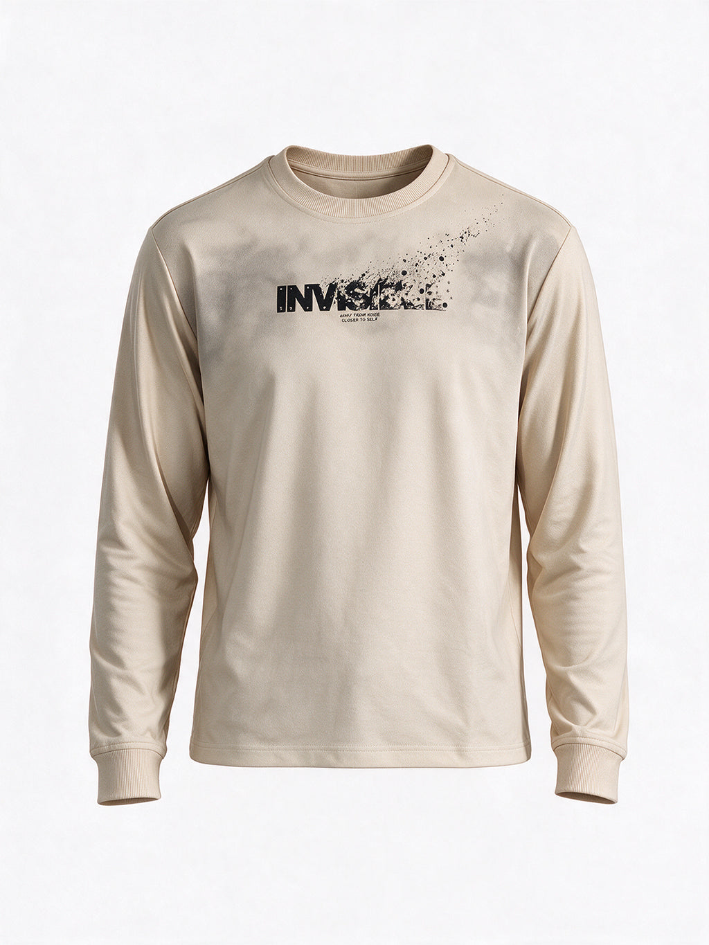 Solid Regular Fit Round Neck Long Sleeve Sweatshirt