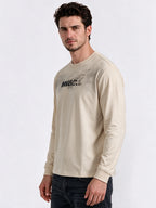 Solid Regular Fit Round Neck Long Sleeve Sweatshirt