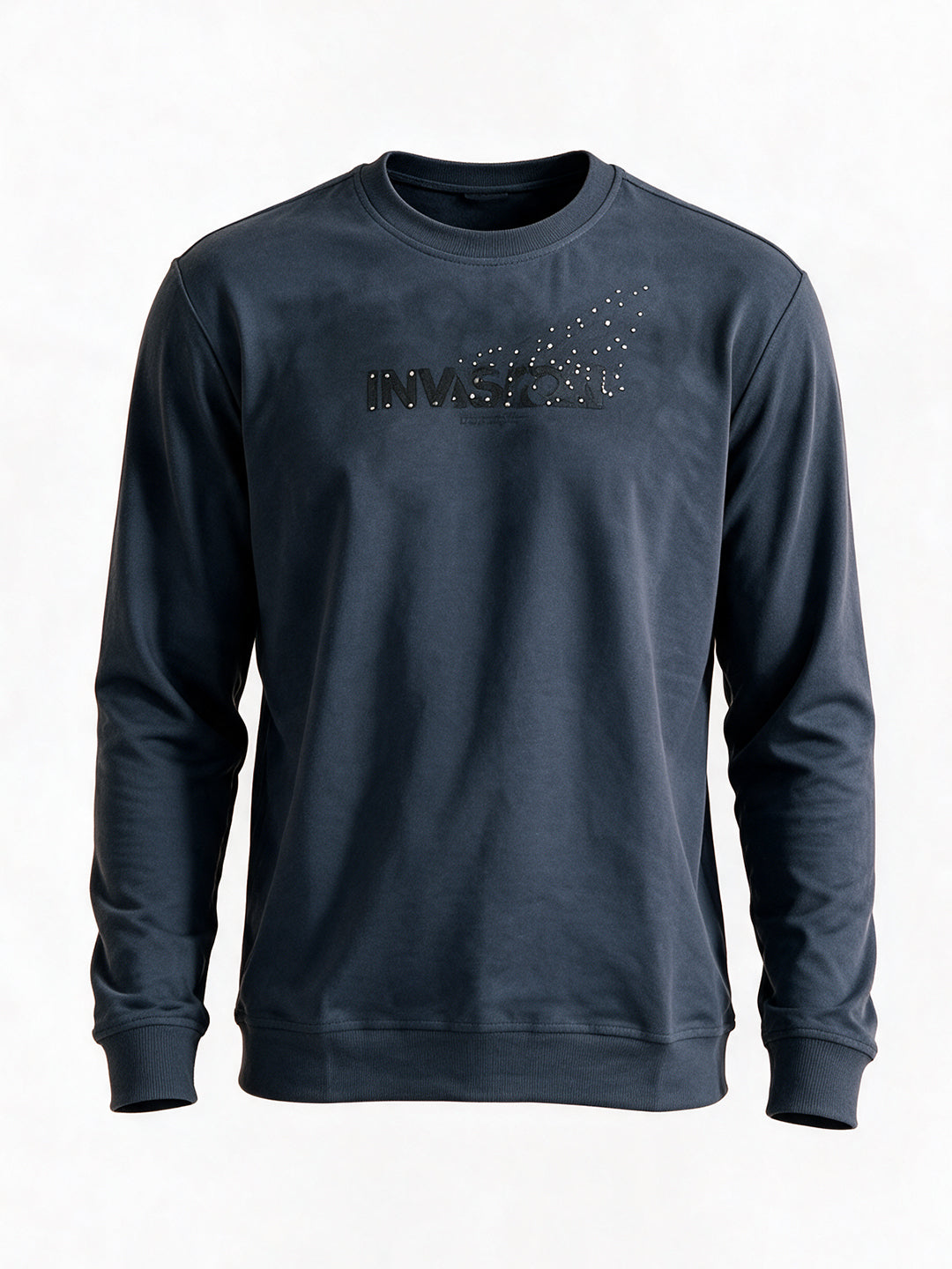 Men's Blended Round Neck Regular Fit Sweatshirt