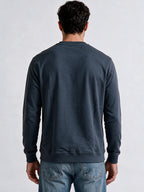 Men's Blended Round Neck Regular Fit Sweatshirt