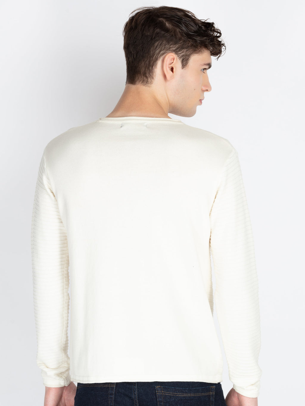 Mens Textured Sweater