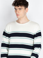 Mens Striped Sweater