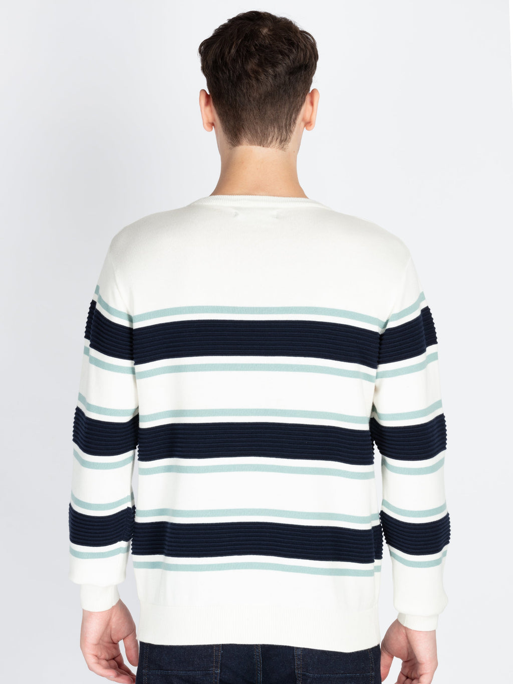 Mens Striped Sweater
