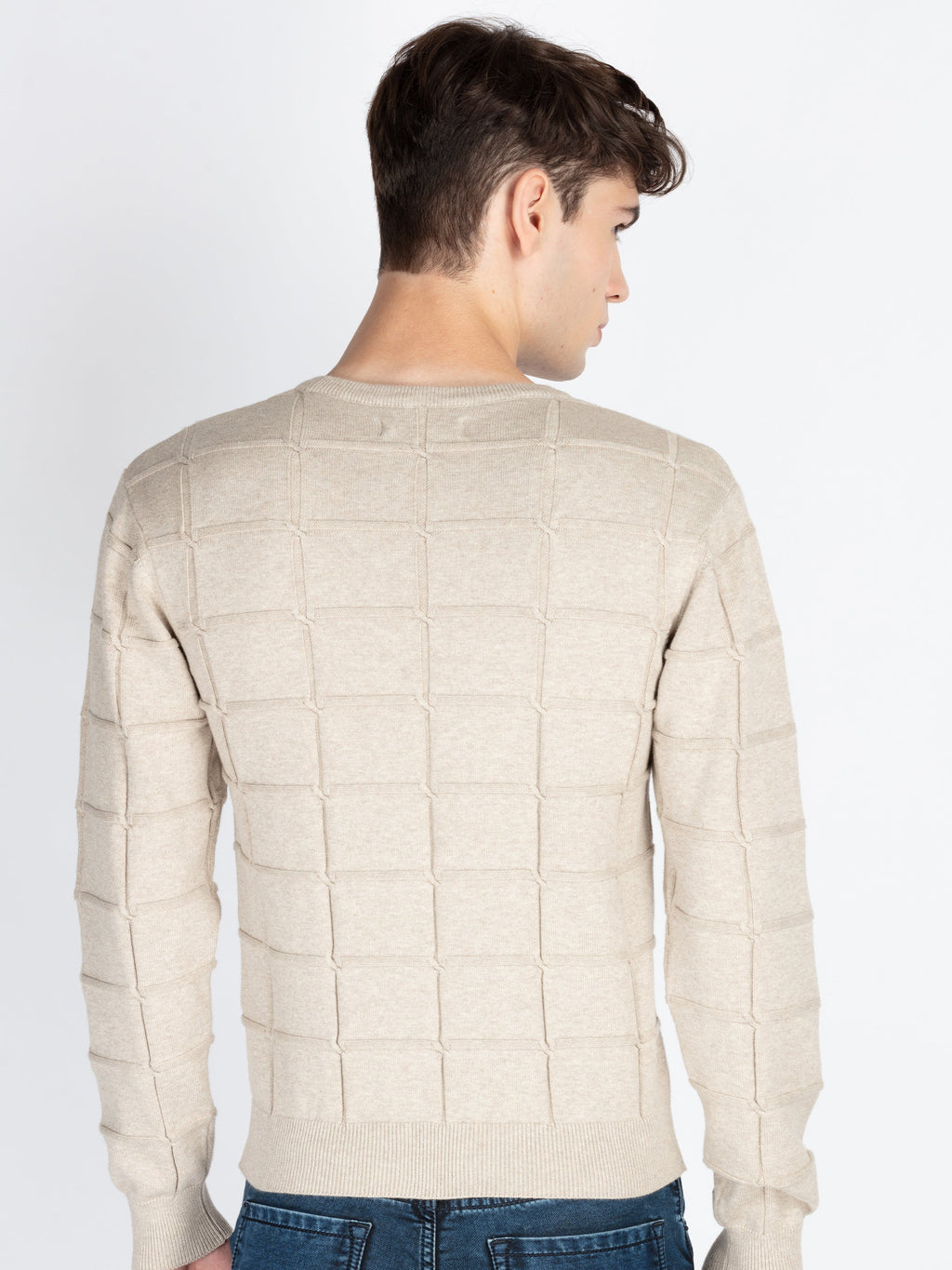 Mens Textured Sweater