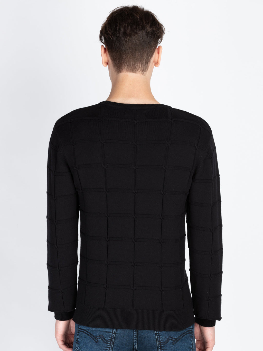 Mens Textured Sweater