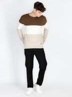 Mens Striped Sweater