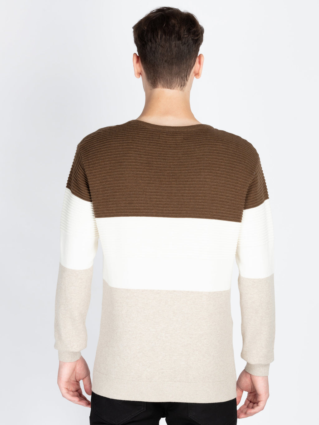 Mens Striped Sweater