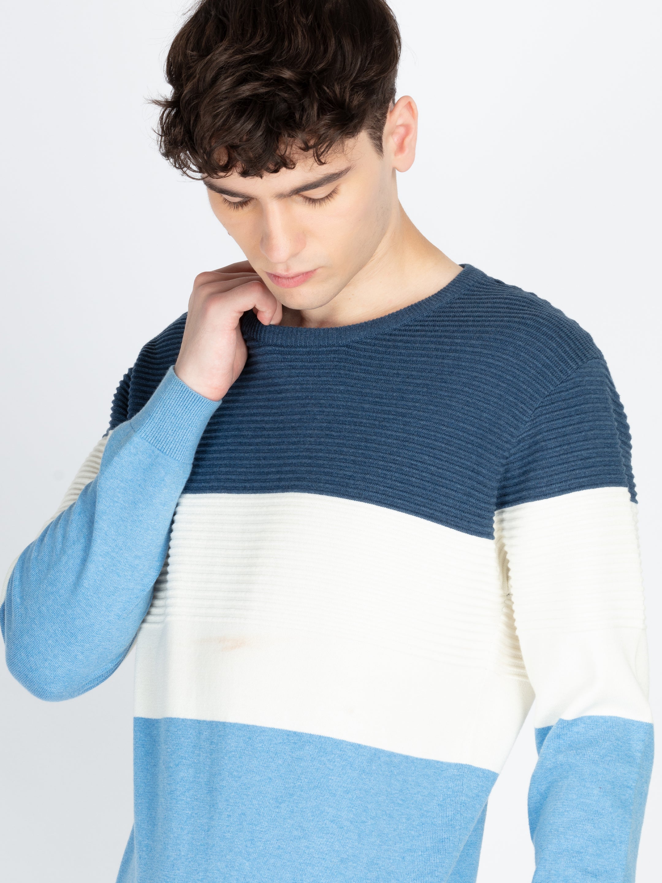 Mens Striped Sweater
