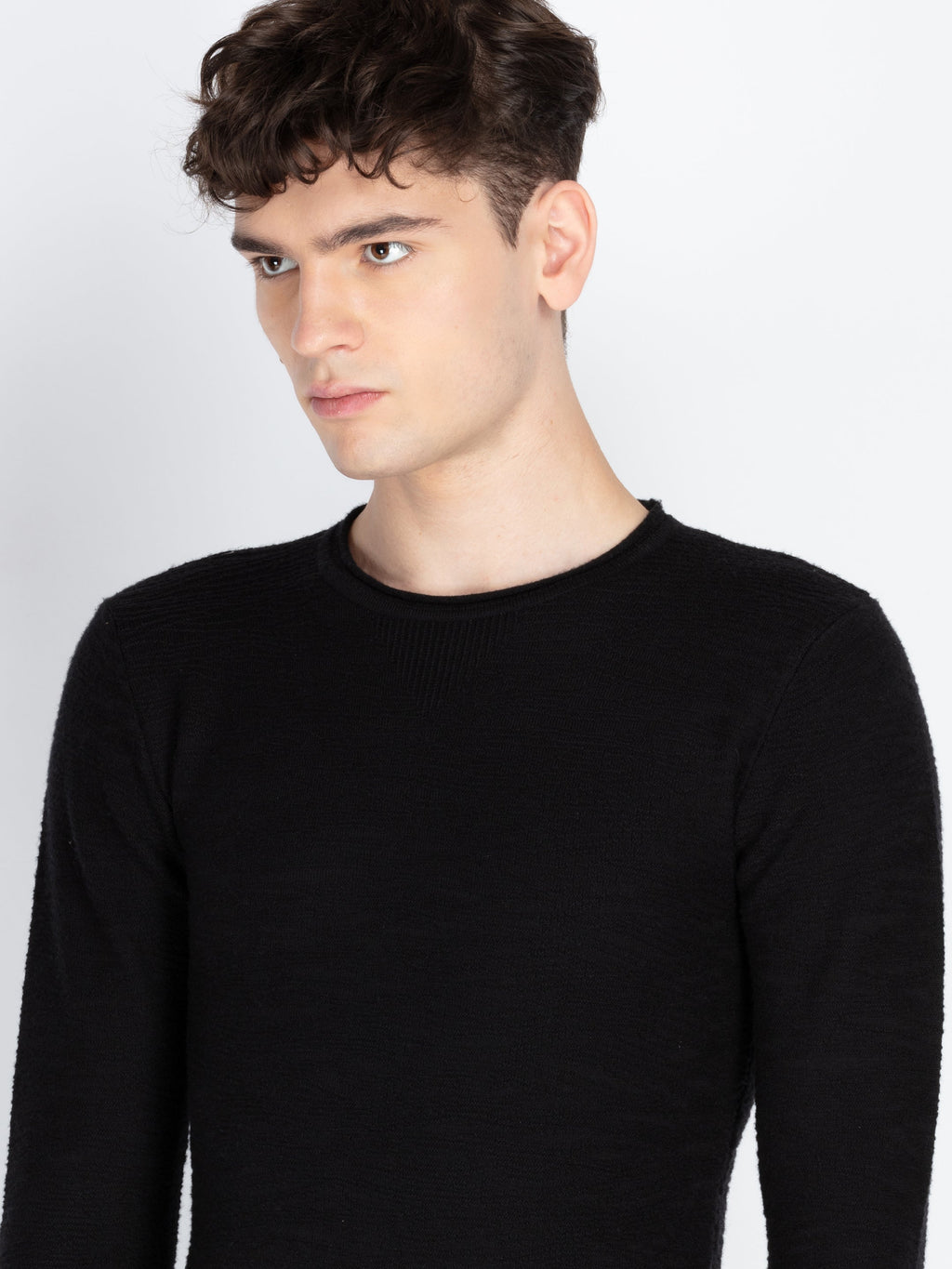 Mens Textured Sweater