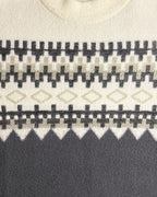 Men Fair Isle Colourblocked Pullover
