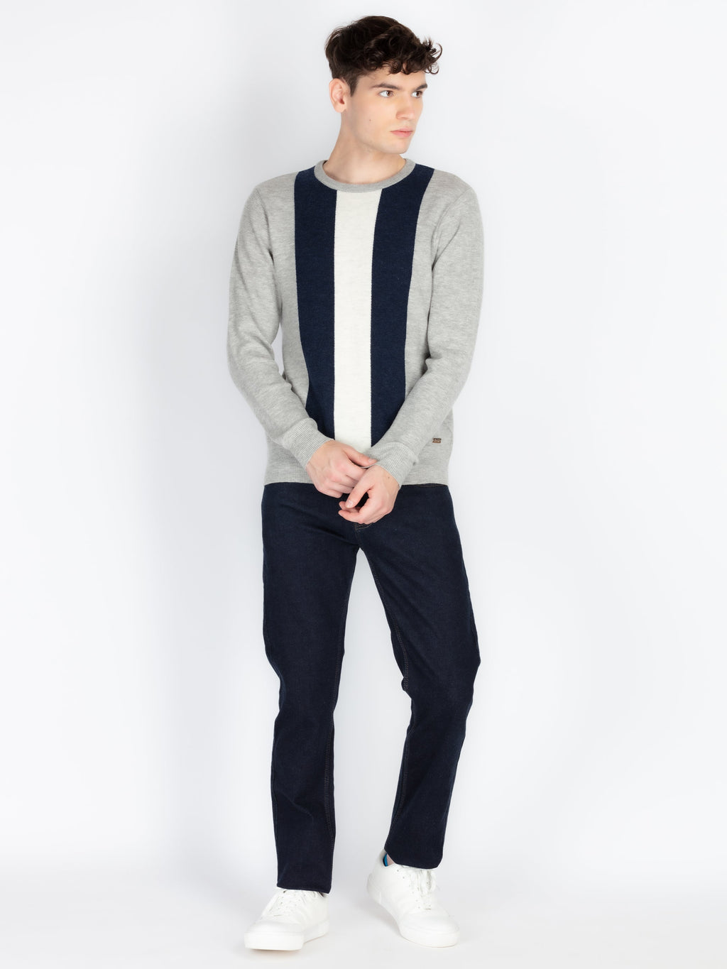 Mens Colourblocked Sweater