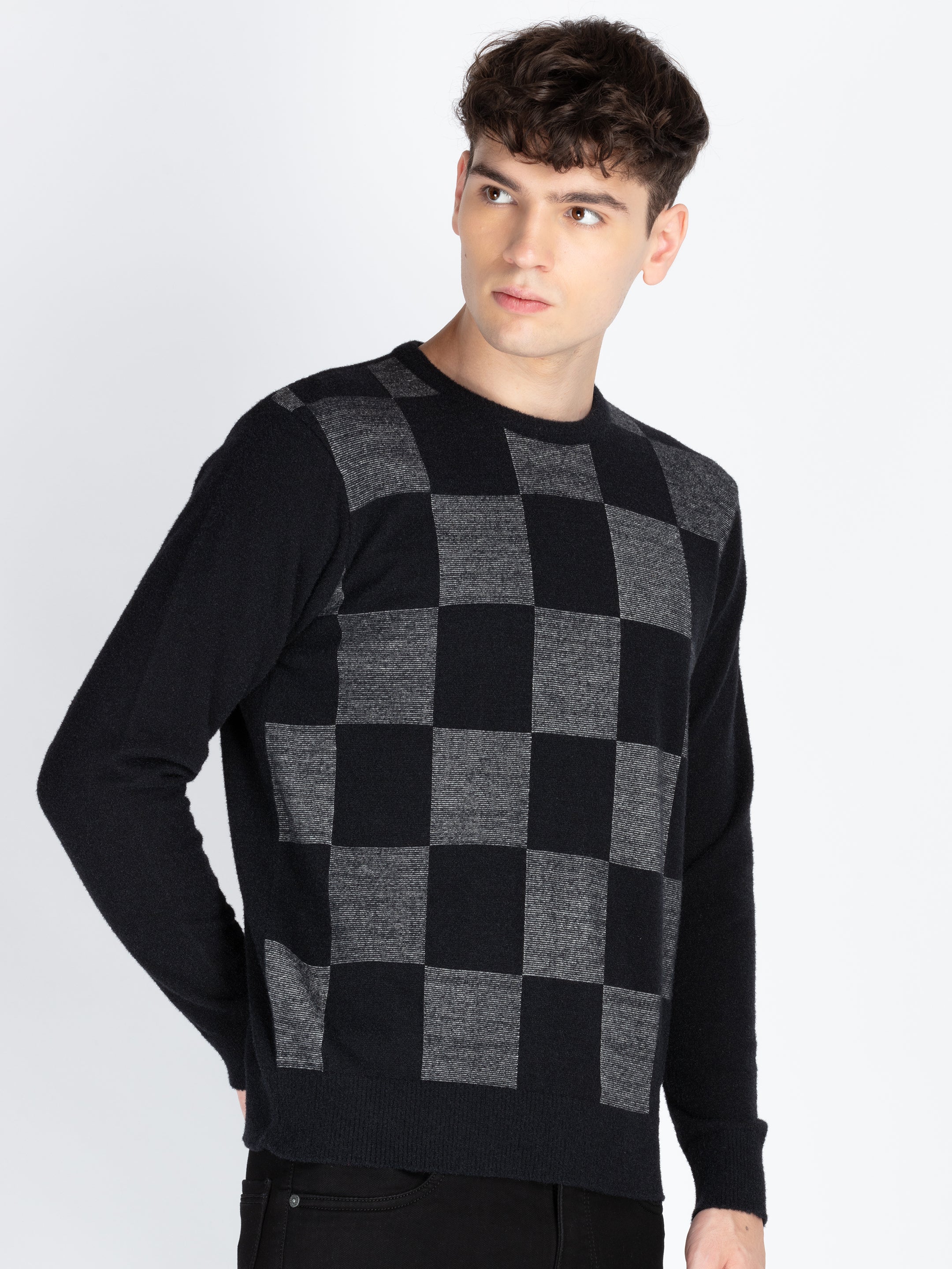 Mens Colourblocked Sweater Secondary image