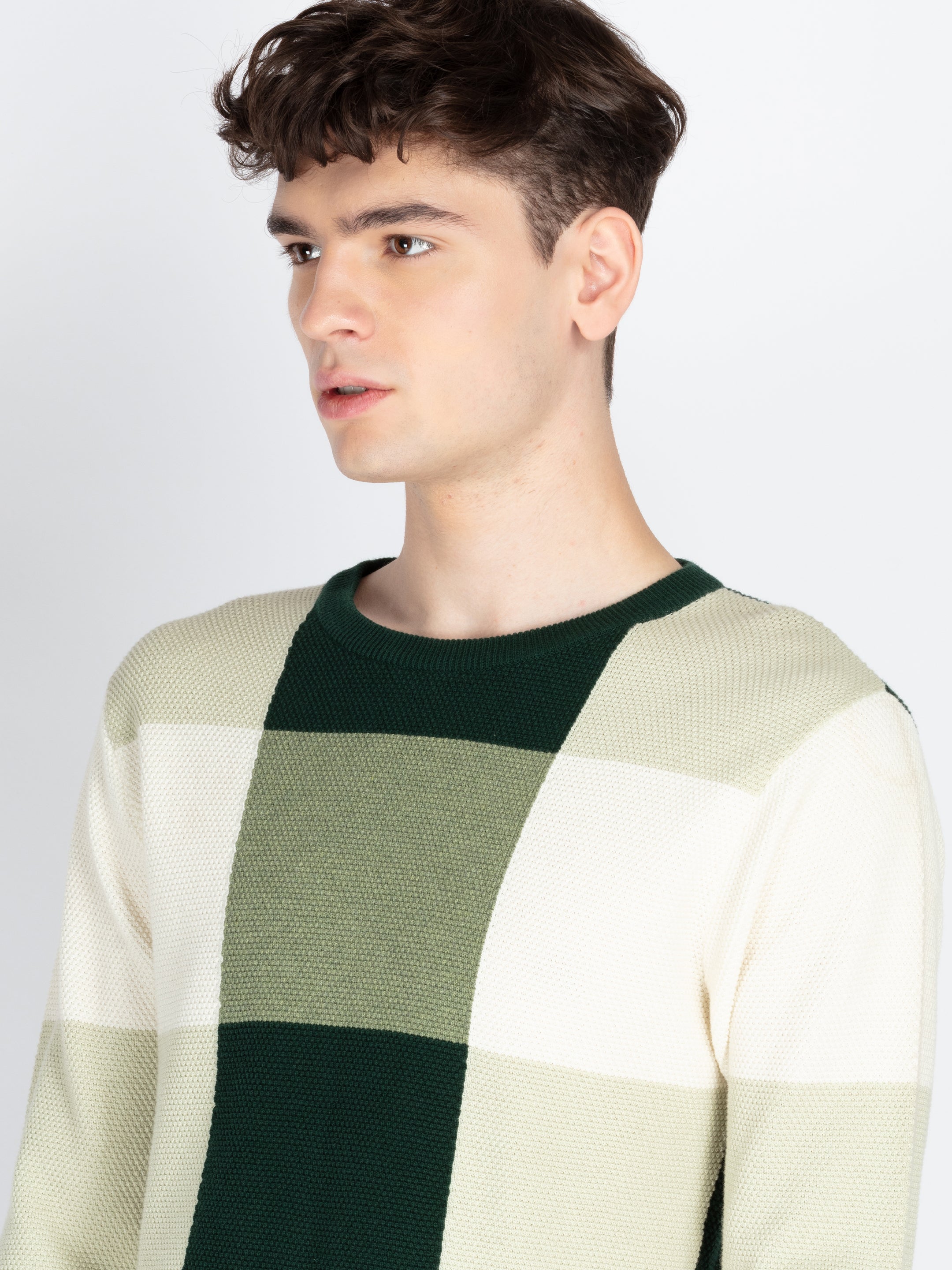Men's Checked Sweater