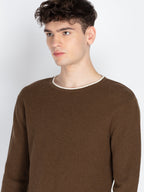 Mens Textured Sweater