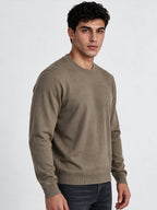 Men's Solid High Neck Full Sleeve Sweater