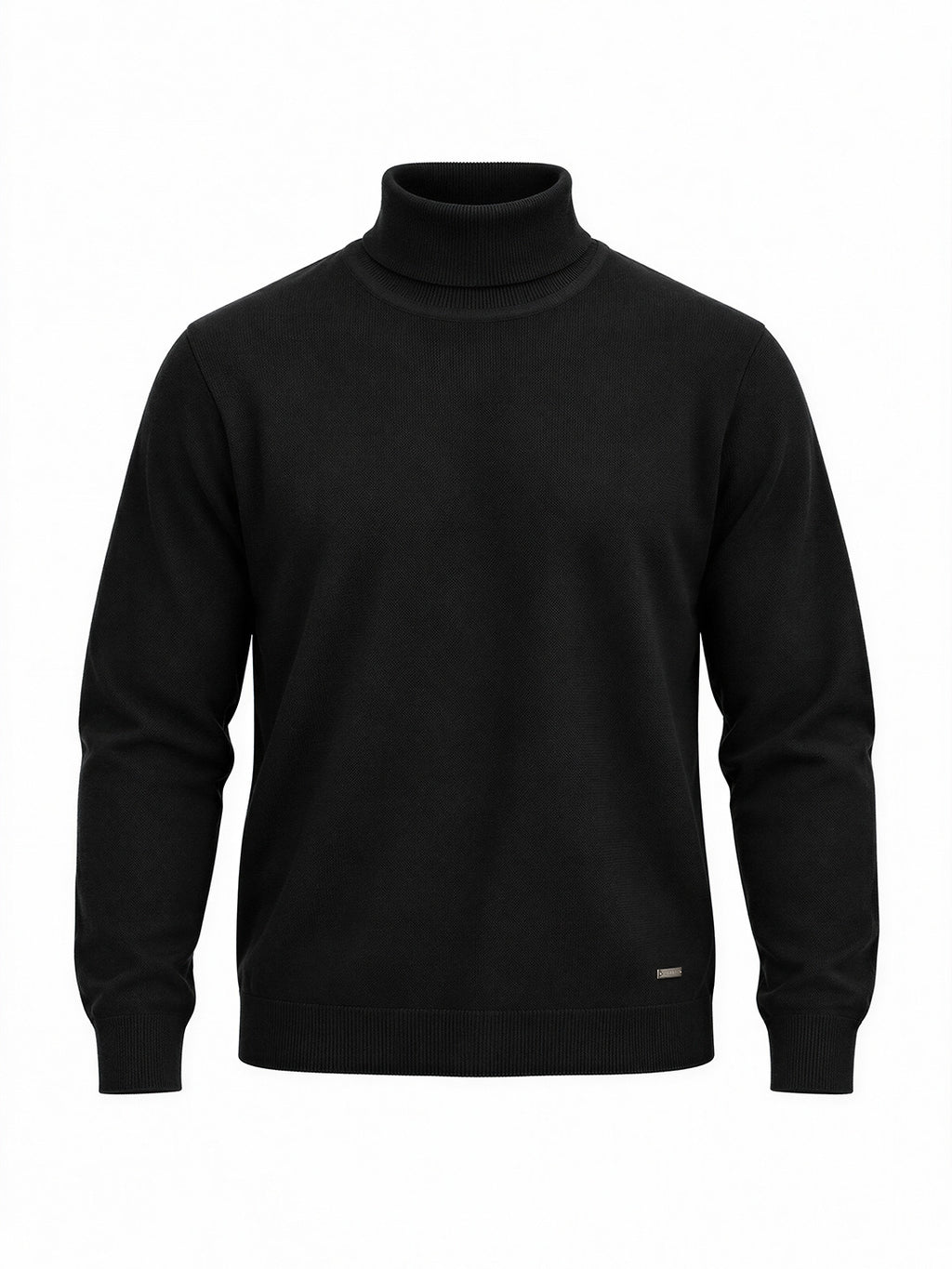 Men's Solid Regular Fit Turtle Neck Full Sleeve Sweater