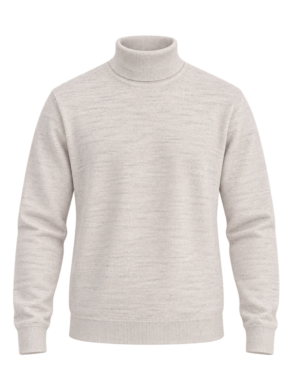 Men's Cotton Blend Turtle Neck Regular Fit Sweater