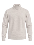 Men's Cotton Blend Turtle Neck Regular Fit Sweater