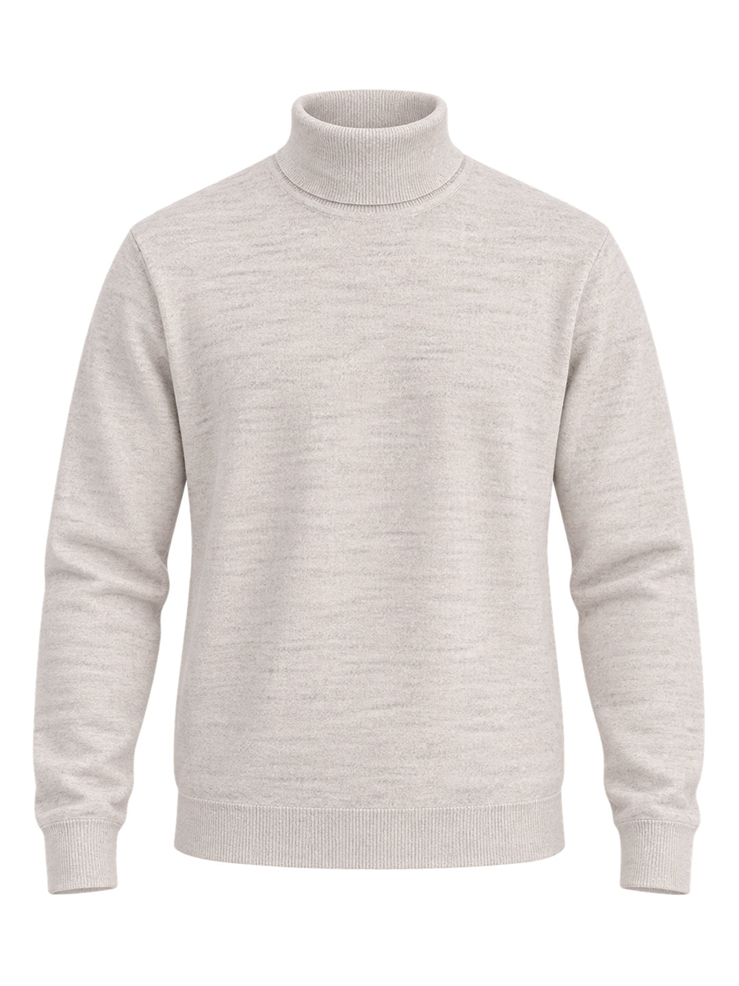 Men's Cotton Blend Turtle Neck Regular Fit Sweater