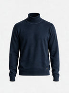 Men's Cotton Blend Turtle Neck Regular Fit Sweater