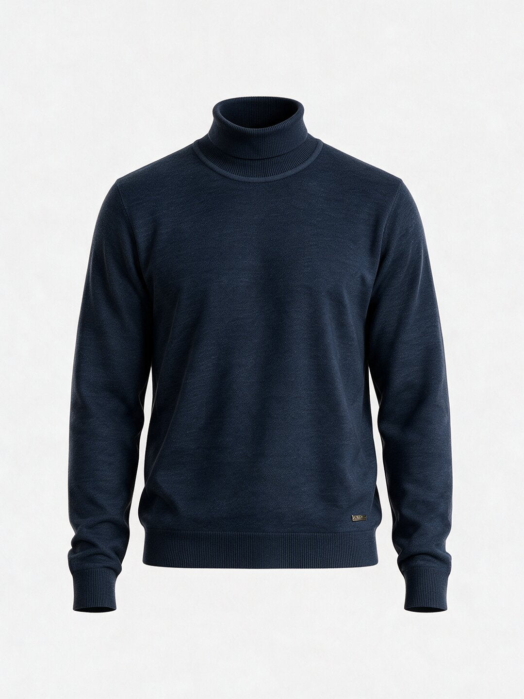 Men's Cotton Blend Turtle Neck Regular Fit Sweater