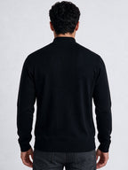 Men's Self Design High Neck Full Sleeve Sweater