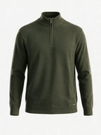 Men's Self Design High Neck Full Sleeve Sweater