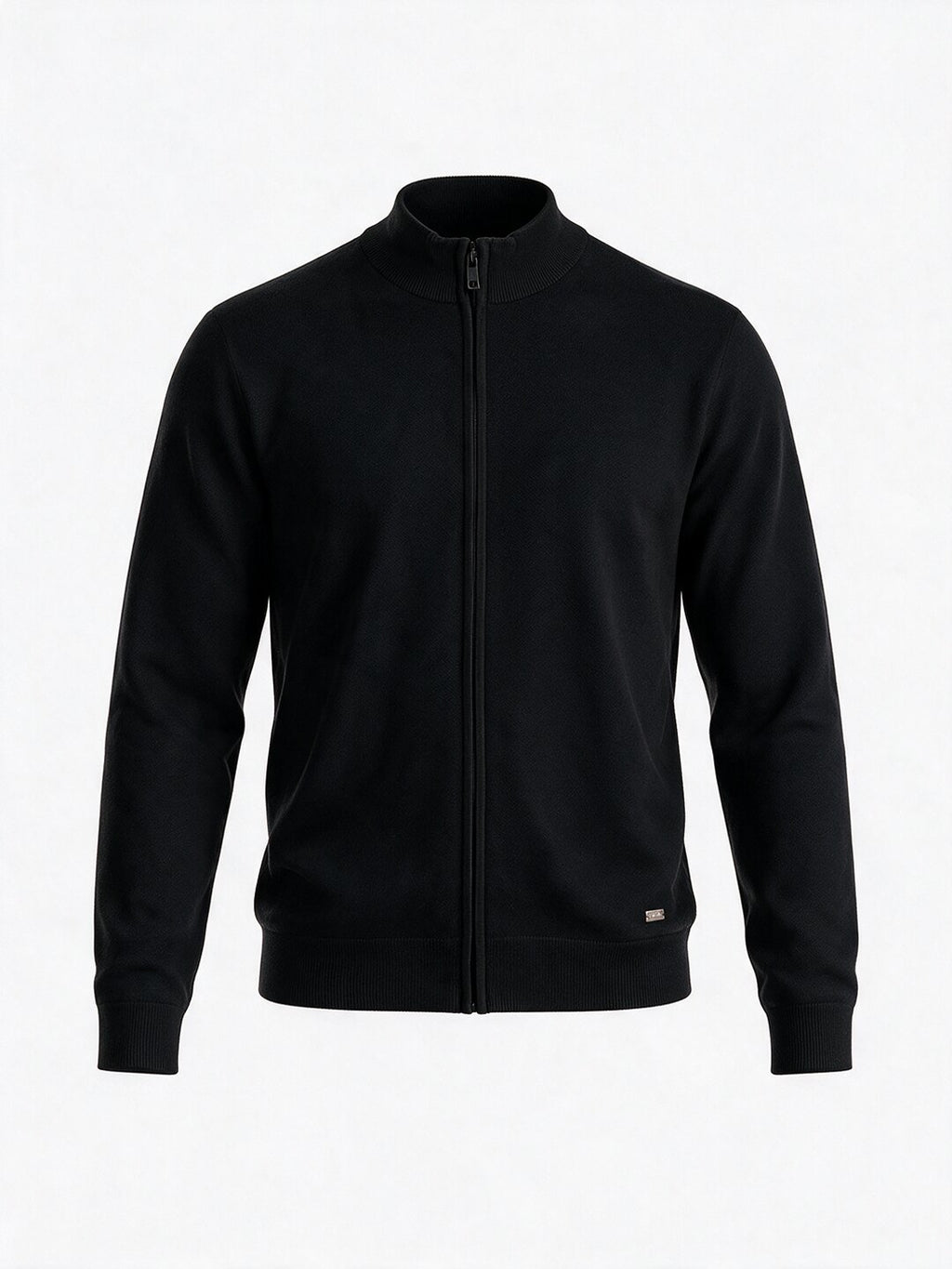 Men's Self Design High Neck Full Sleeve Sweater