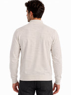 Men's Self Design High Neck Full Sleeve Sweater