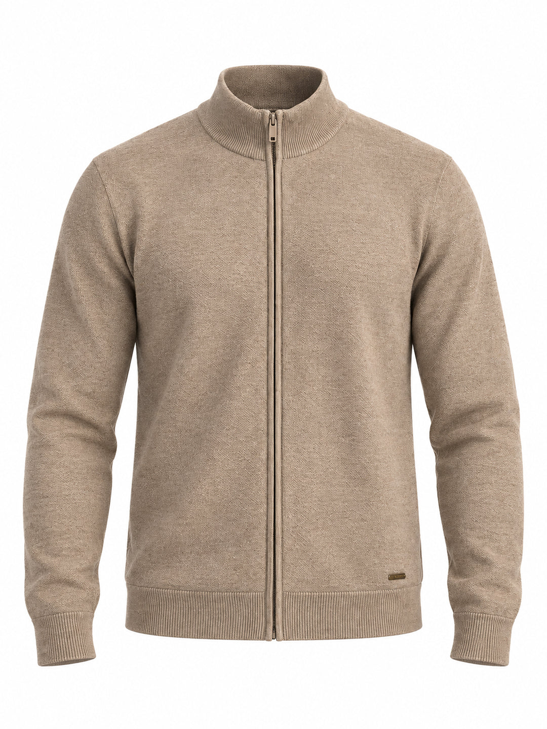 Men's Self Design High Neck Full Sleeve Sweater Secondary image