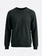 Men’s 100% Cotton Round Neck Long Sleeve Regular Fit Sweater