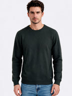 Men’s 100% Cotton Round Neck Long Sleeve Regular Fit Sweater