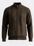 Men’s 100% Acrylic High Neck Long Sleeve Regular Fit Sweater