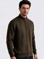 Men’s 100% Acrylic High Neck Long Sleeve Regular Fit Sweater