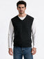 Black Cable Knit Sweater Vest