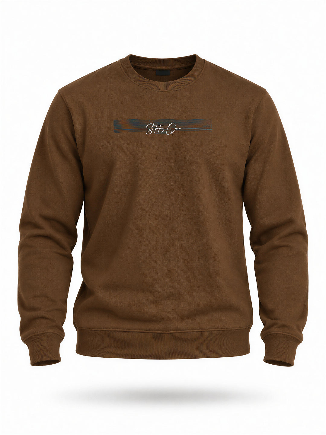 Brown Bark Script Logo Sweatshirt Secondary image