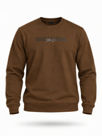 Mens Solid Round Neck Sweatshirt
