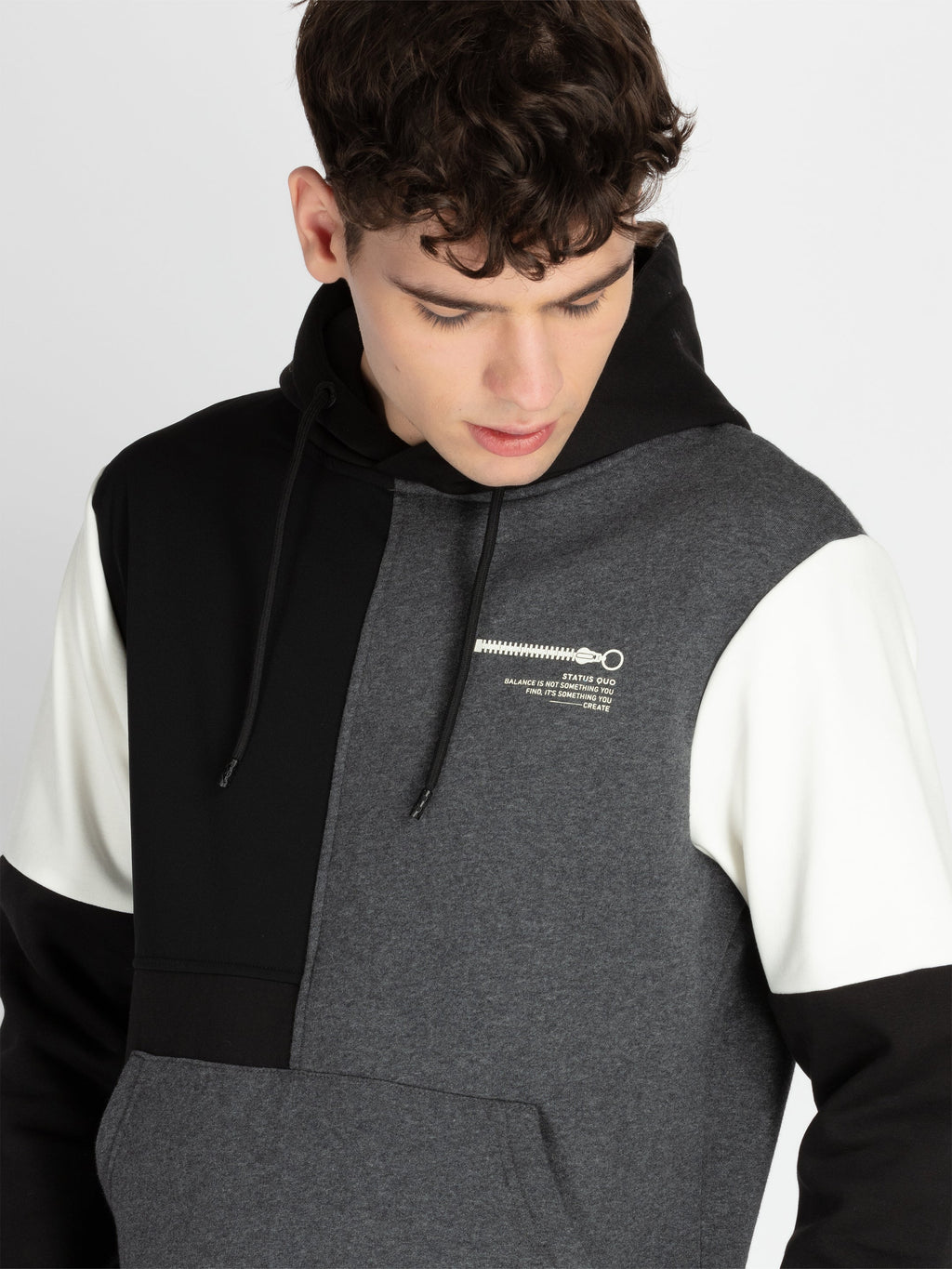 Mens Mix & Match Hooded Sweatshirt