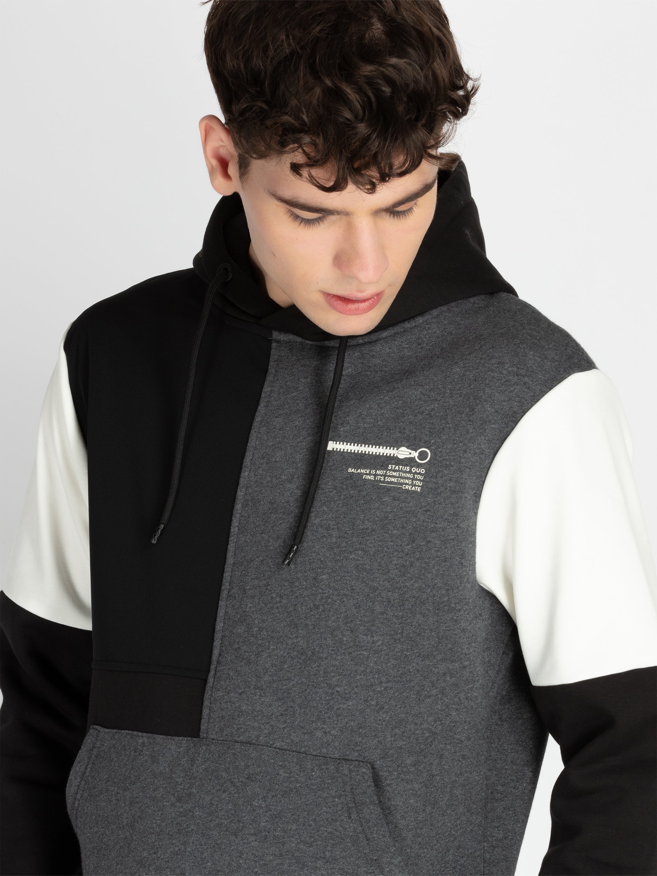 Mens Mix & Match Hooded Sweatshirt