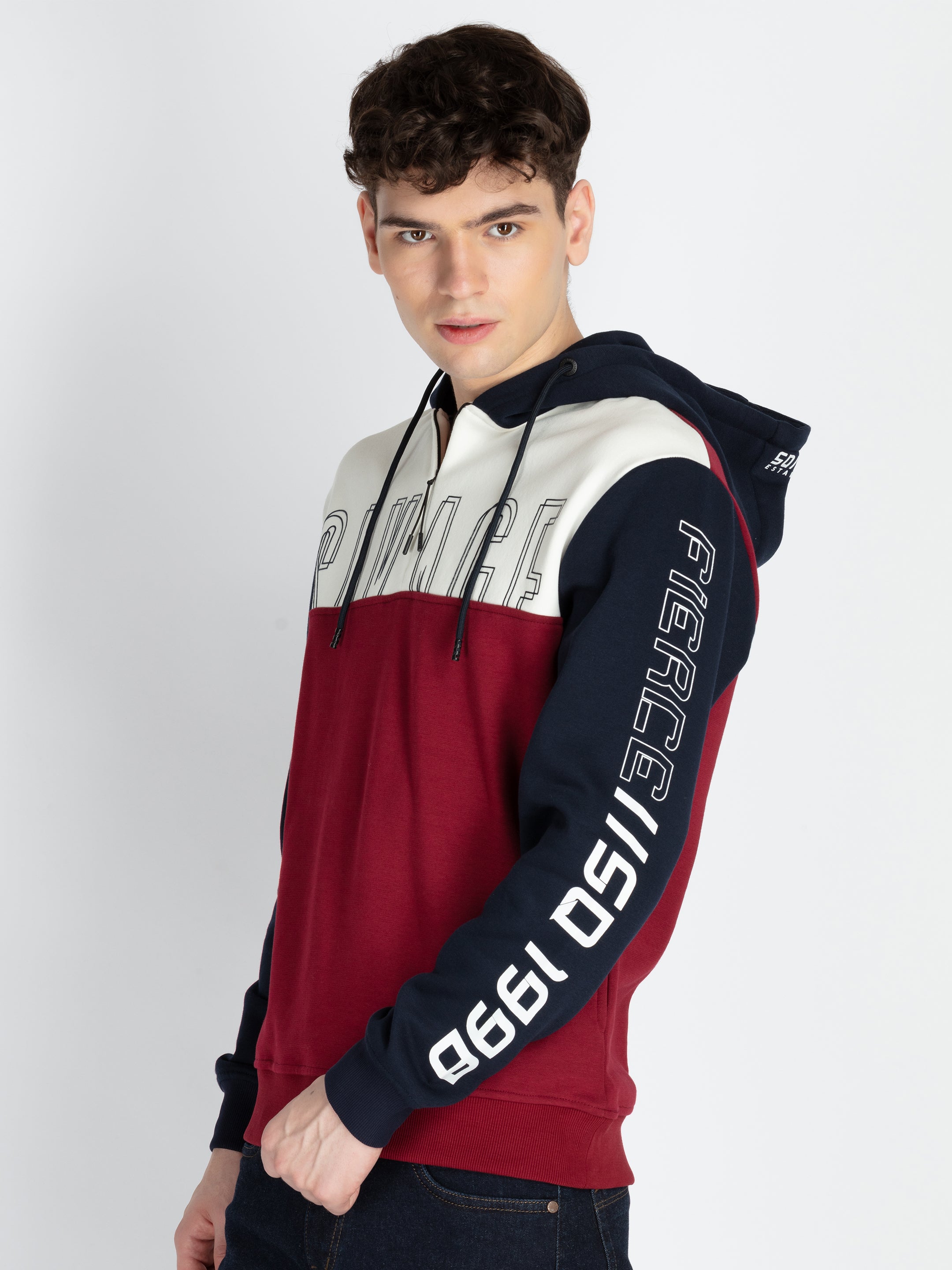 Men's Mix & Match Hooded Sweatshirt Secondary image