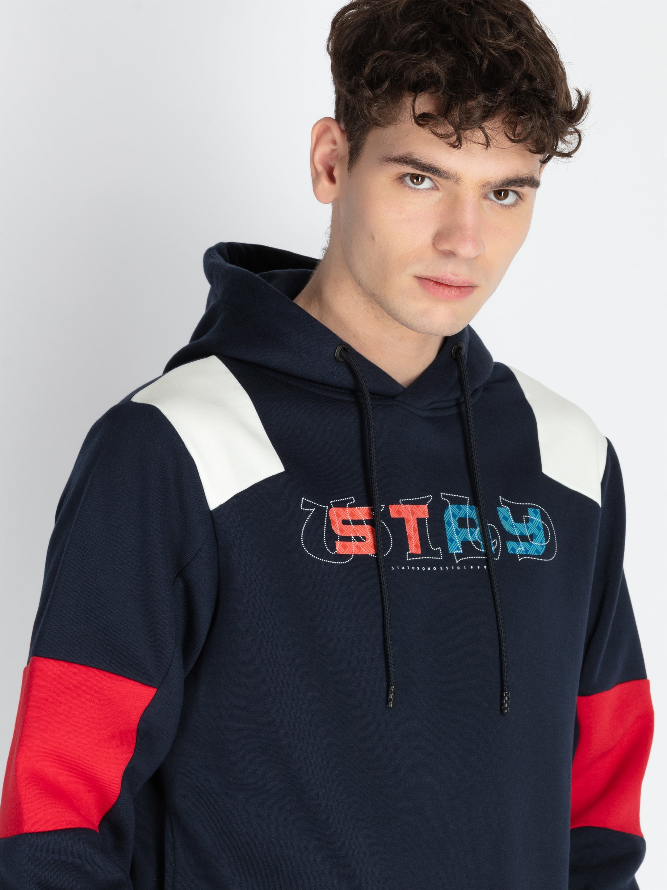 Mens Mix & Match Hooded Sweatshirt