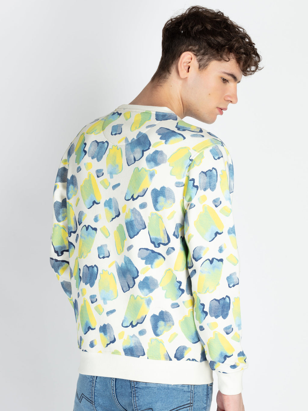 Mens All Over Printed Sweatshirt