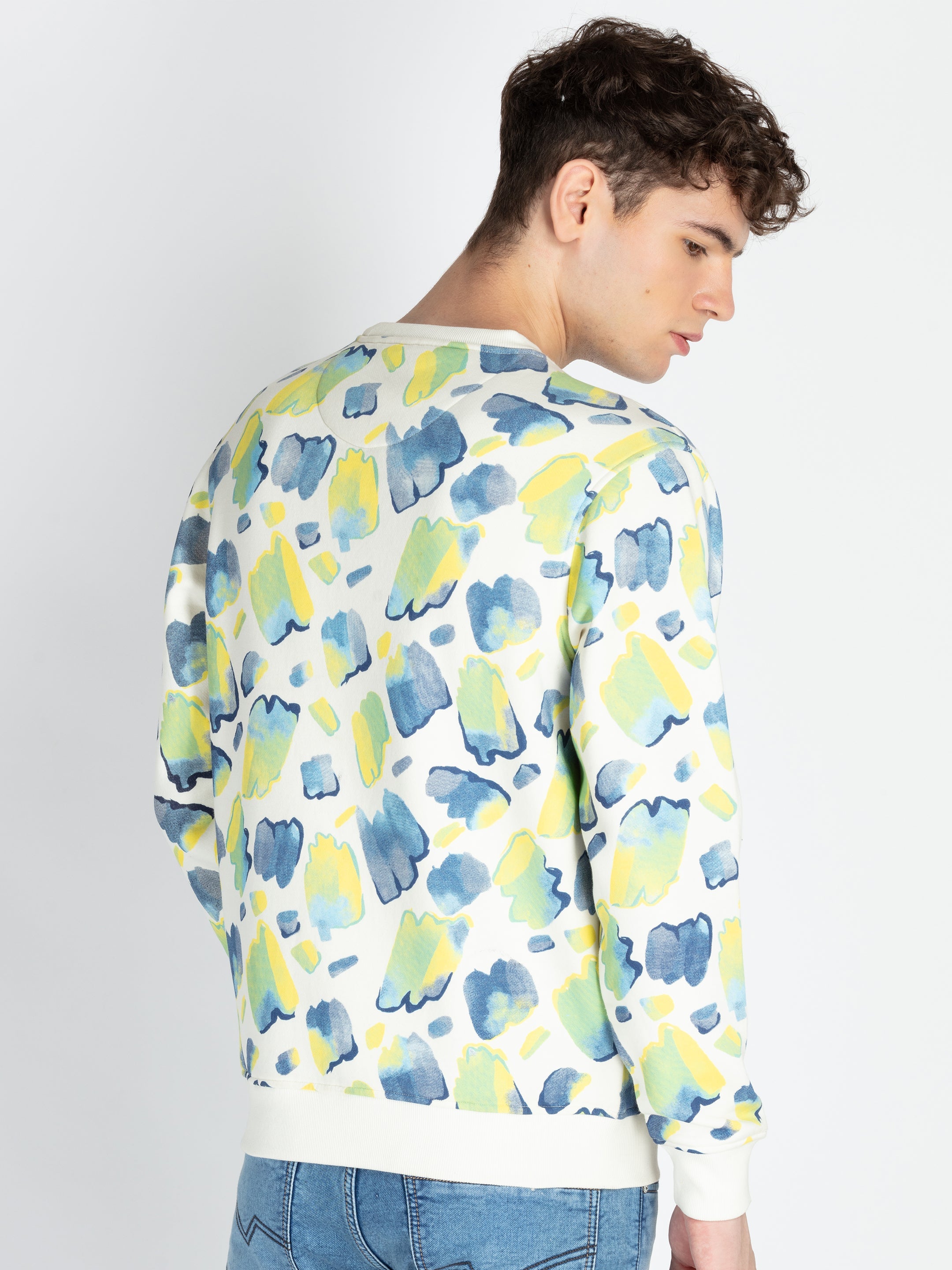 Mens All Over Printed Sweatshirt