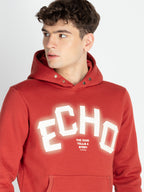 Mens Solid Hooded Sweatshirt