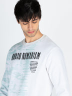Mens All Over Printed Round Neck Sweatshirt