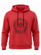 Trendy Chest Typography Print Hoodie