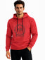 Trendy Chest Typography Print Hoodie