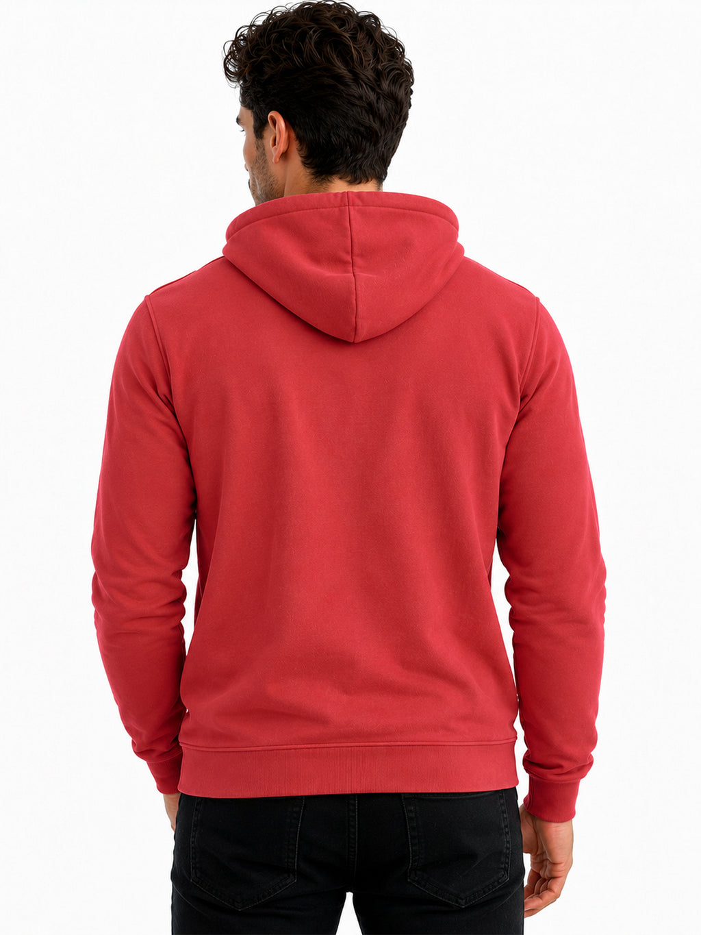 Trendy Chest Typography Print Hoodie