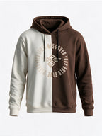Men’s Cotton Blend Full Sleeves Printed Hooded Sweatshirt