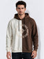 Men’s Cotton Blend Full Sleeves Printed Hooded Sweatshirt